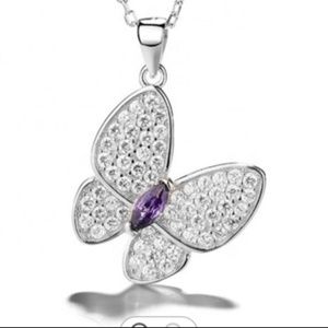 Florence Zircon crystal necklace.